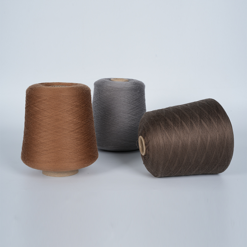 60Nm/3 ขนสัตว์ 20% 30% Tencel เส้นด้ายผสมอะคริลิค 50%